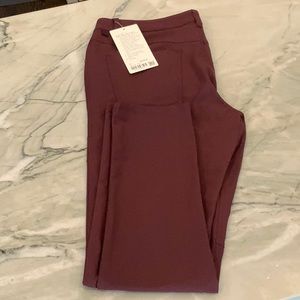ABC Pant Slim 34” Long Burgundy